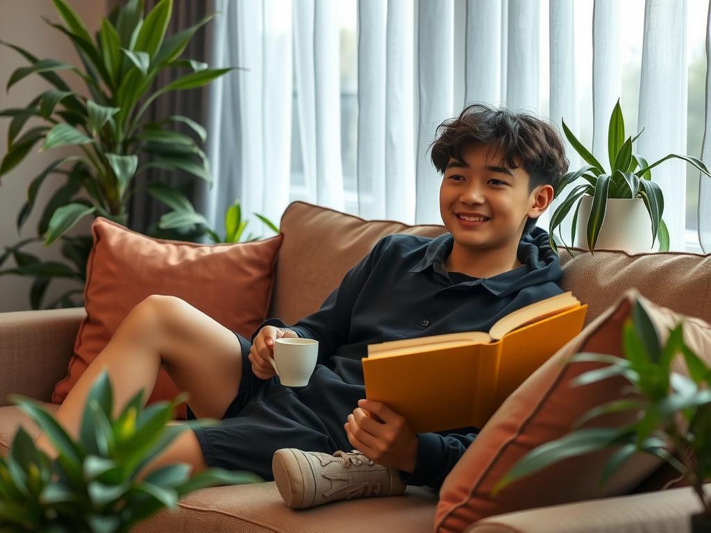 Thư giãn sau giờ học và làm thêm căng thẳng