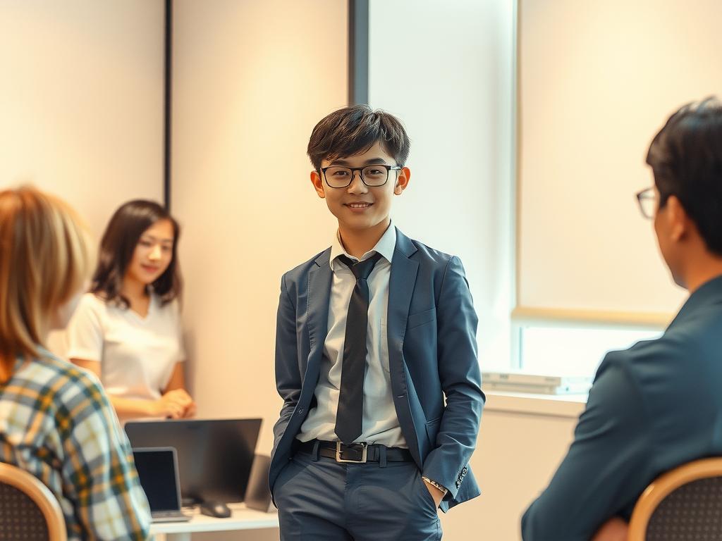 Cử chỉ tự nhiên và ngôn ngữ cơ thể tích cực trong phỏng vấn