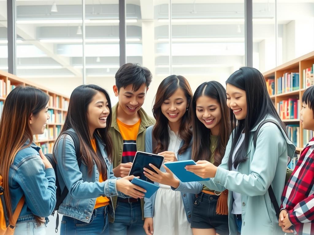 Học sinh hào hứng với công nghệ mới