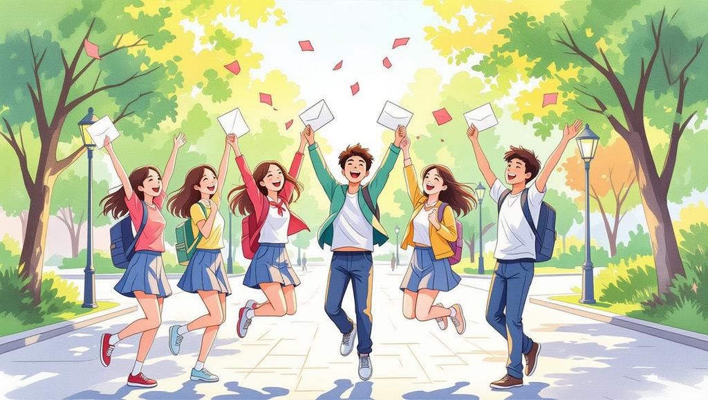 Niềm vui khi đạt học bổng toàn phần