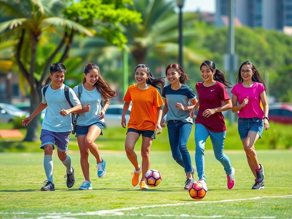 Tham gia hoạt động ngoài trời để giảm thời gian sử dụng điện thoại.
