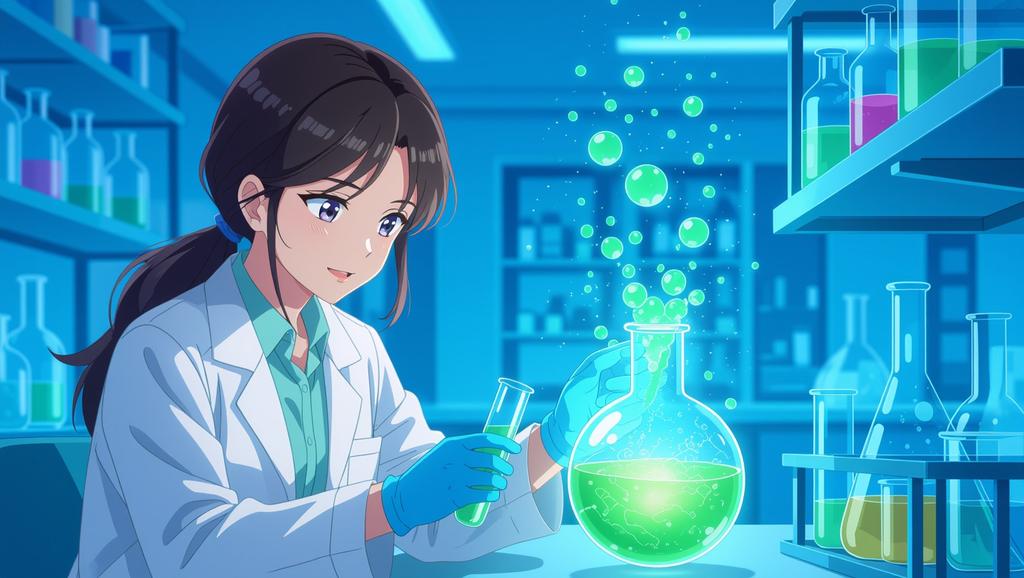 Cảnh quan sát một hỗn hợp dung dịch hòa tan Al(OH)3, gợi ý cho học sinh cách nhận biết phản ứng hóa học qua sự thay đổi hình thái, tạo sự hứng thú với khoa học thực nghiệm.